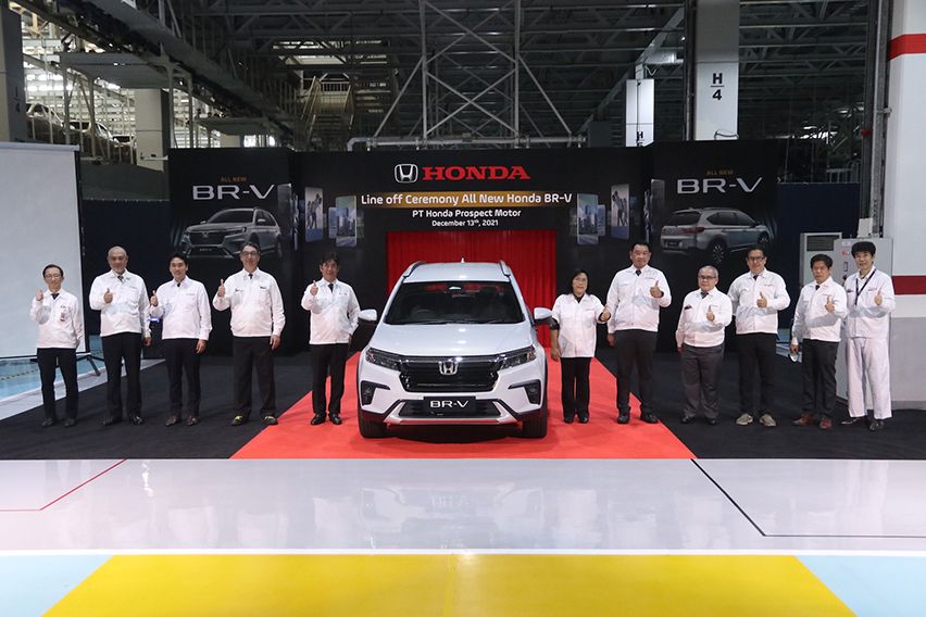 Sudah Dipesan 2.500 Unit, All New BR-V Mulai Diproduksi di Pabrik Honda Karawang