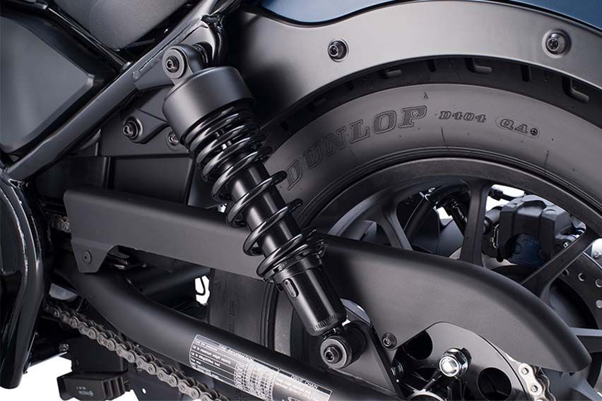 new 2022 Honda Rebel 500 suspension