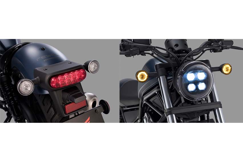 new 2022 Honda Rebel led lighting