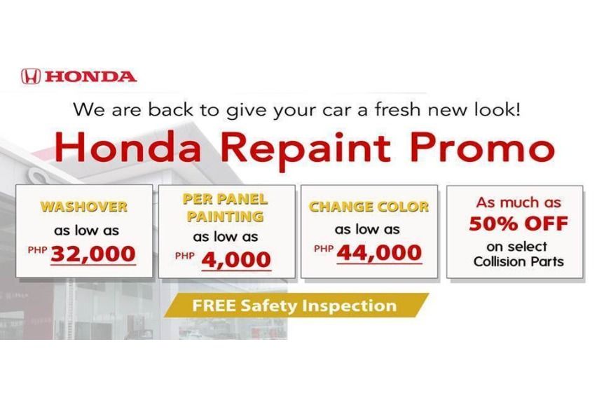 Honda Repaint Promo