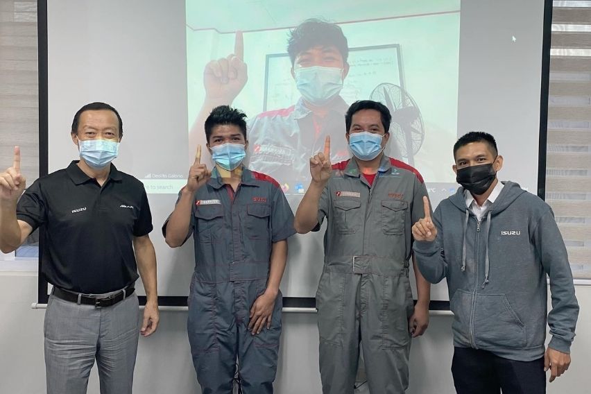 Team Isuzu Philippines at 2021 Isuzu World Technical Competition