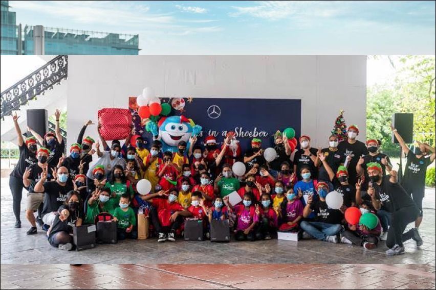 Mercedes-Benz Malaysia spreads Christmas joy via its “Christmas in a Shoebox” Programme  