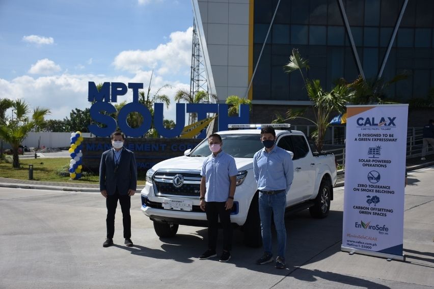 First fully electric security vehicle of Cavite-Laguna Expressway (CALAX)
