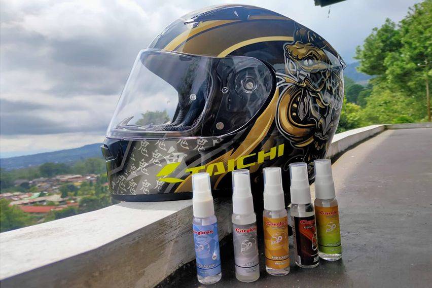 Cargloss Tawarkan 5 Produk Perawatan Helm, Ada Anti Fog Hingga Bikin Wangi