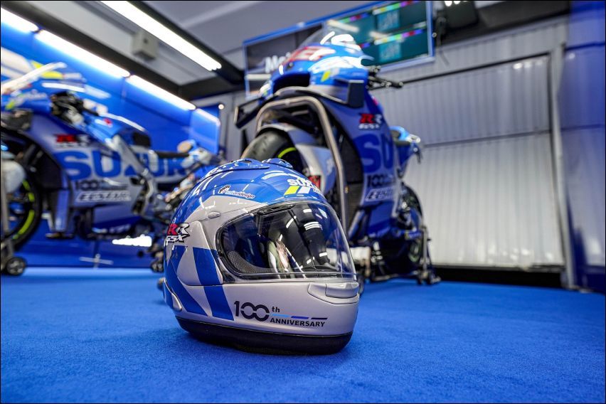 Suzuki to introduce extremely limited-edition 100th Anniversary helmet 