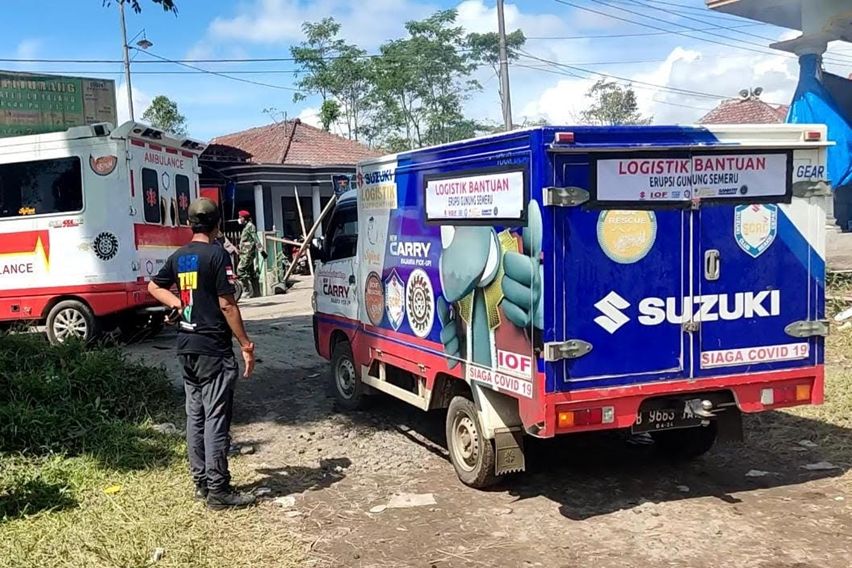 Suzuki bantu korban Semeru