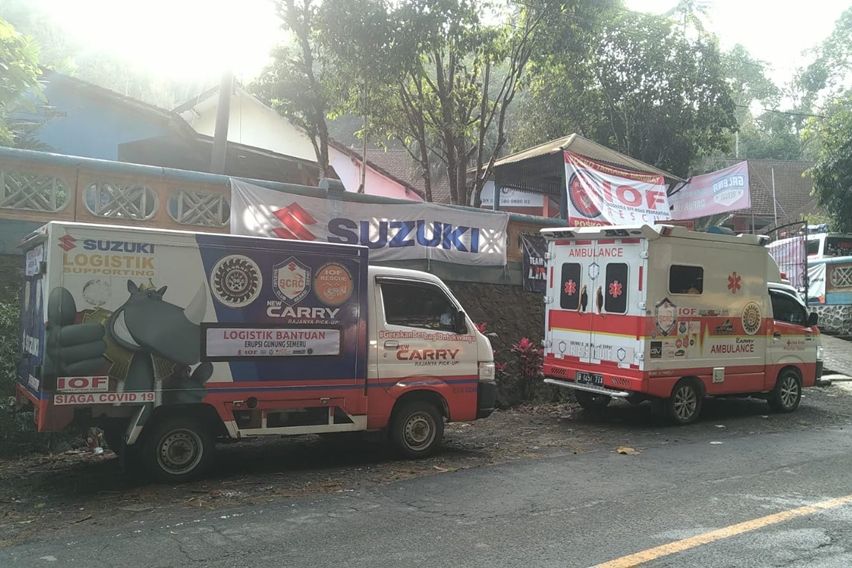 Suzuki bantu korban Semeru