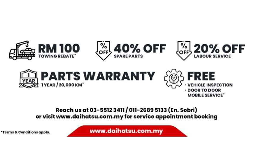 Daihatsu flood relief offer