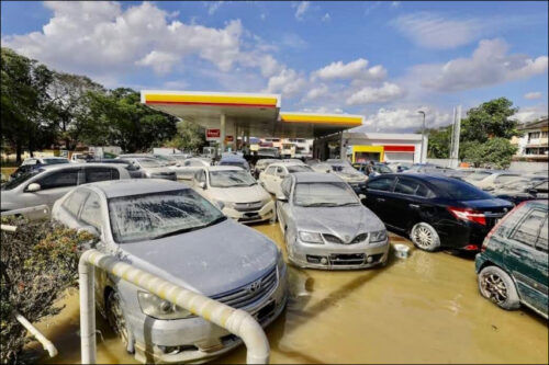 Flood damaged cars repair cost in Malaysia