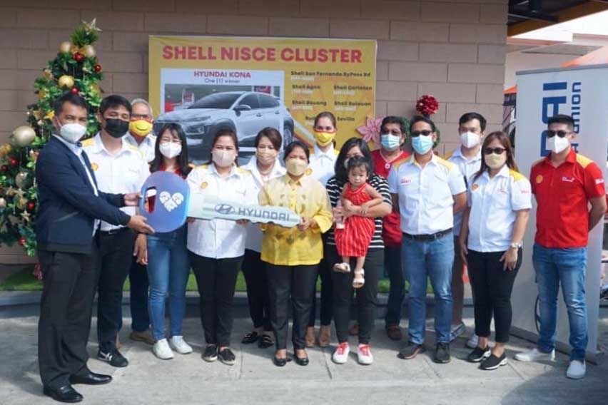 Shell Hyundai Raffle winner