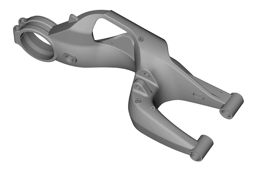 single sided swing arm