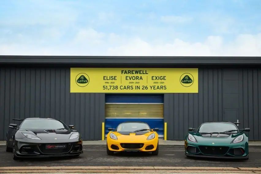 Exige, Elise, and Evora
