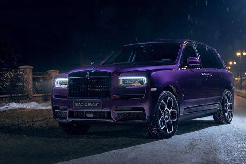 Rolls Royce Cullinan gets an exclusive Black and Bright treatment