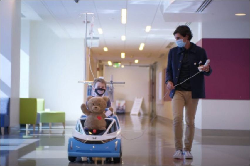 Honda Shogo, a cute electric ride bringing joy to ill kids