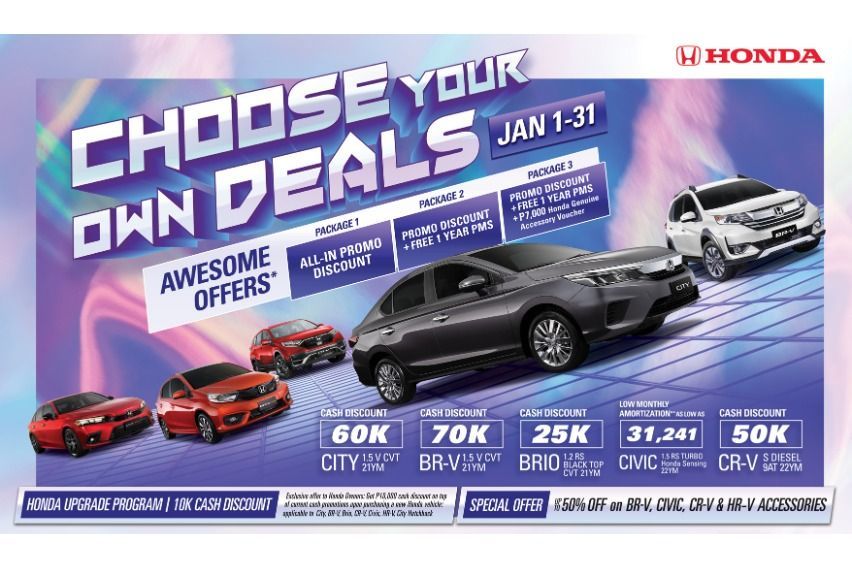 Honda PH wants you to 'Choose Your Own Deals'