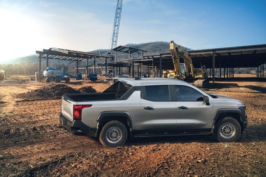 Chevrolet Silverado EV WT Side Profile