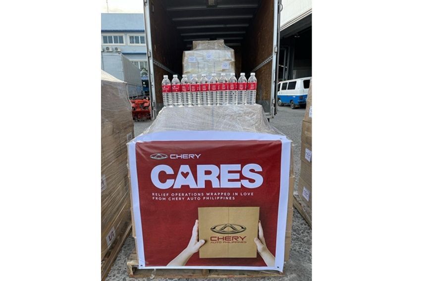 Chery's donation drive for Typhoon Odette victims