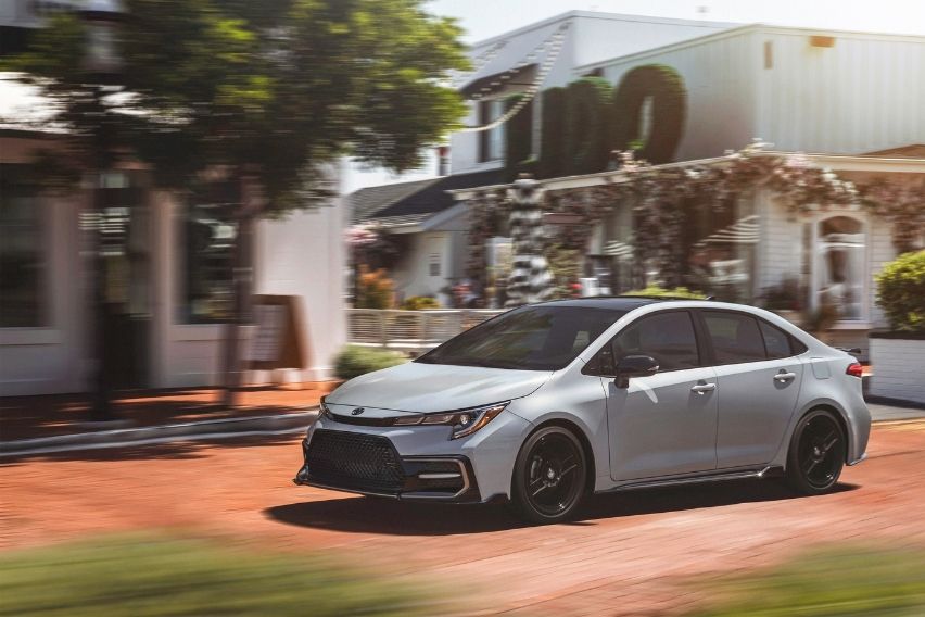 Toyota Corolla On the road