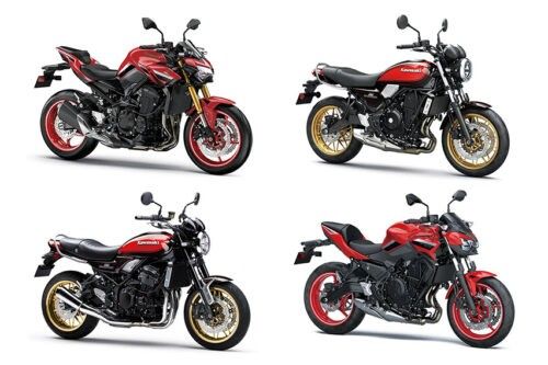 Kawasaki Kenalkan Seri Z Versi Ulang Tahun ke-50, Didominasi Merah Hitam