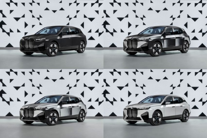 BMW iX Flow featuring E Ink