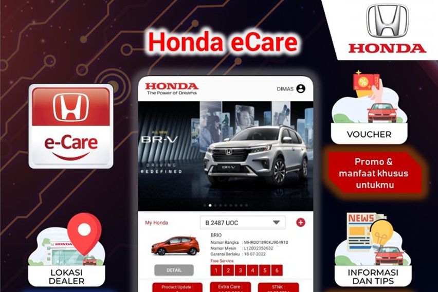 Honda Sempurnakan Aplikasi e-Care untuk Layanan Purna Jual yang Lebih Baik