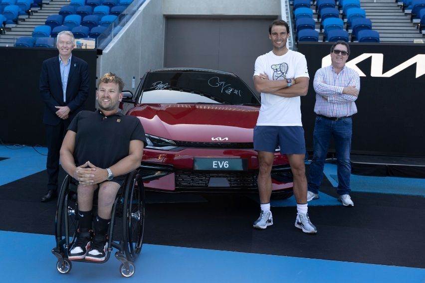 Kia EV6 at Australian Open 2022