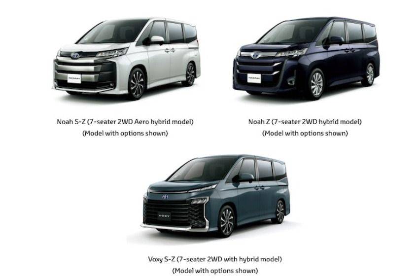 JDM-exclusive Toyota Noah, Voxy minivans debut with passenger and ...