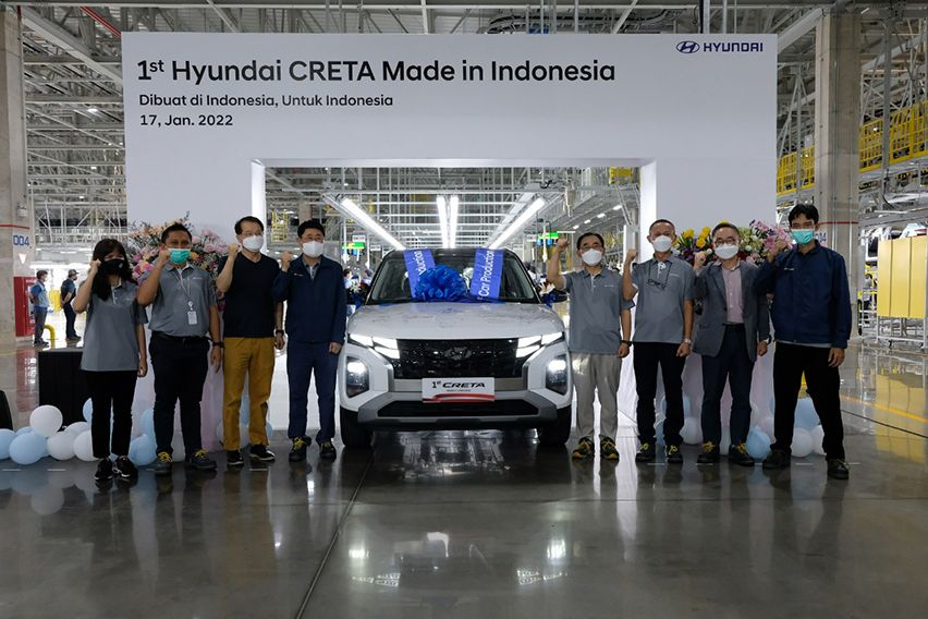 Permintaan Terus Meningkat, Hyundai Resmikan Produksi Pertama Creta di Pabrik Cikarang