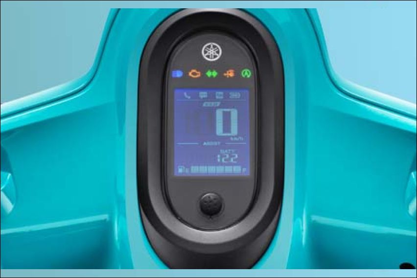 2022 Yamaha Fazzio display