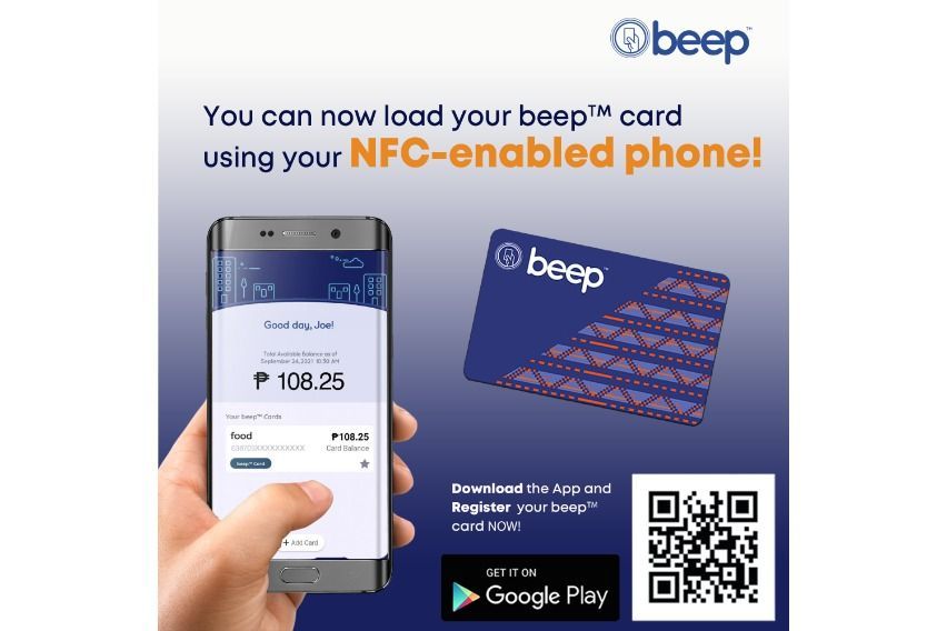 Beep cards can now be reloaded via mobile app