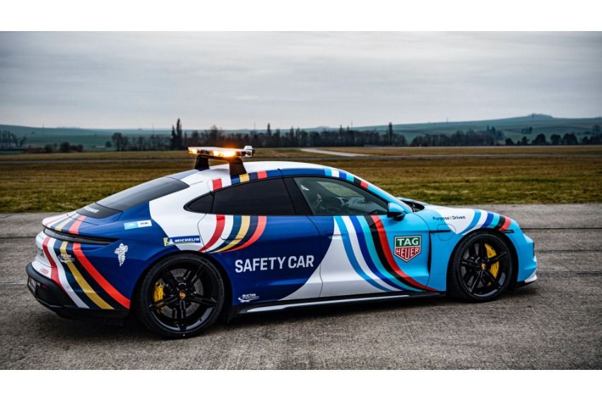 Porsche Taycan safety car