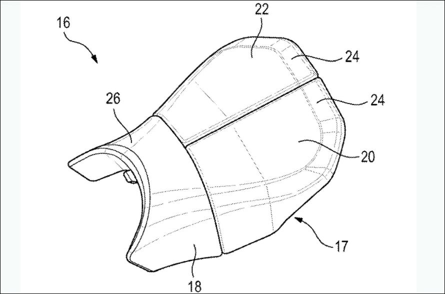 BMW Motorrad’s latest seat patent