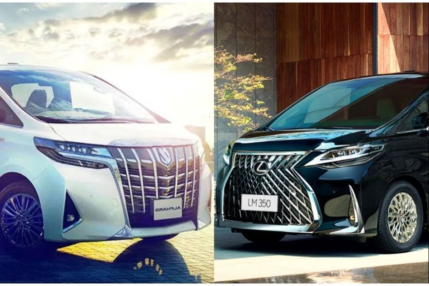 Luxury liners: Toyota Alphard vs. Lexus LM 350 