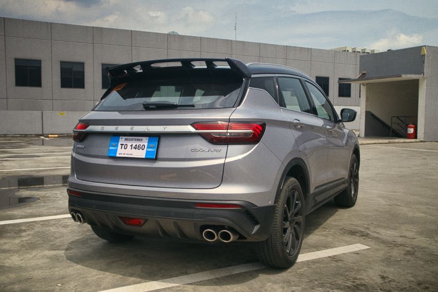 Geely Coolray Limited Rear quarter