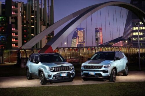 Jeep presents hybrid variants of Renegade and Compass