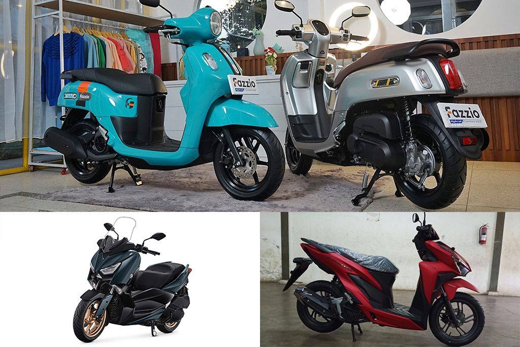 Top 3 Berita Motor Minggu Ini: Yamaha Fazzio Hybrid, Warna Baru XMax dan Isu Honda Vario 160cc