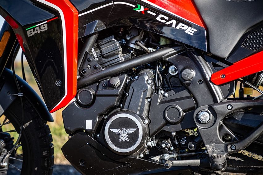 2022 Moto Morini X-Cape 650 engine