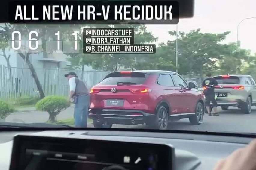 All New Honda HR-V Menampakan Diri di Jalan, Sinyal Meluncur di IIMS Bulan Depan?