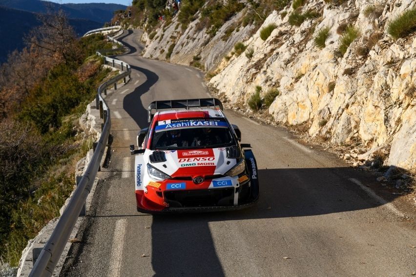 Toyota GR Yaris Rally1 shines in Rallye Monte-Carlo debut