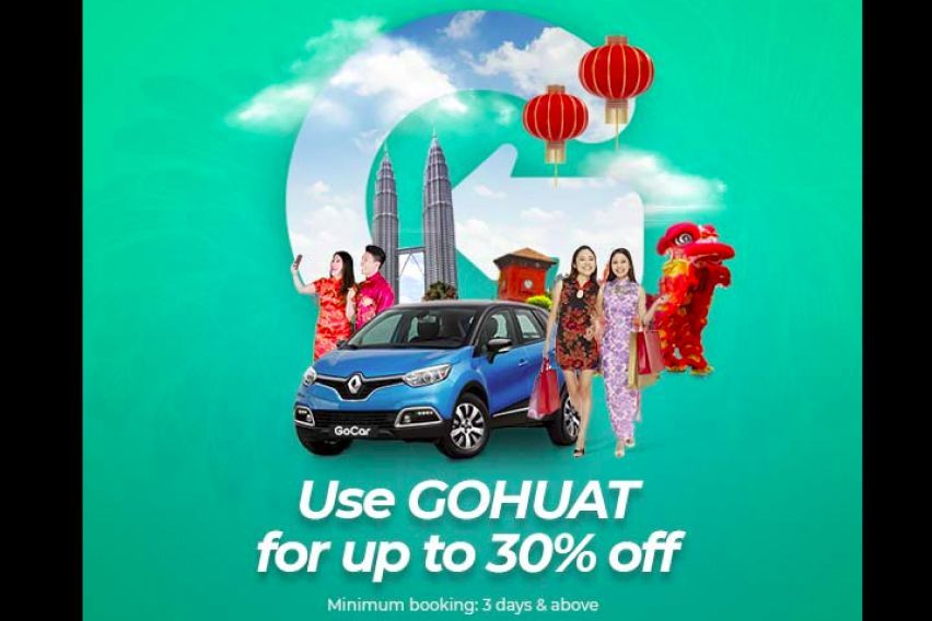 GoCar CNY promo offers 30% off on round trip bookings 