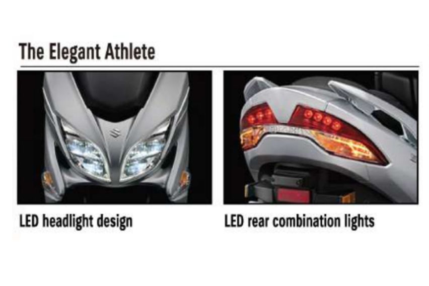 all-new BURGMAN 400 lighting 