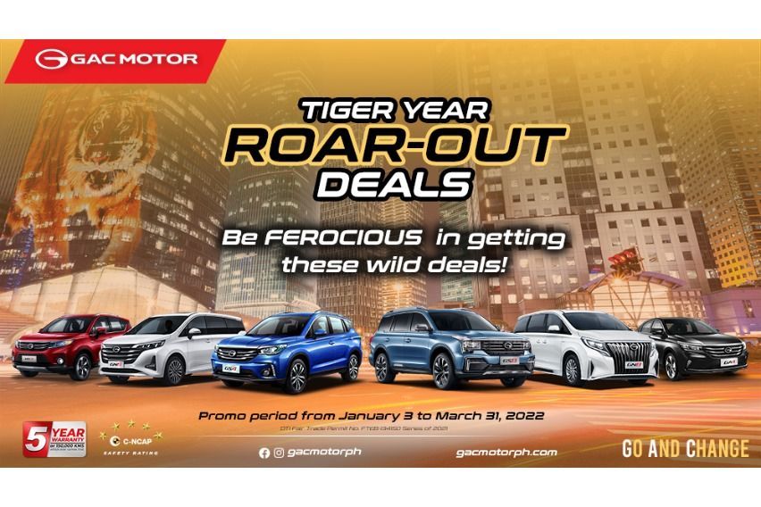 GAC PH welcomes the Year of the Tiger with 'Roar Out Deals' promo 