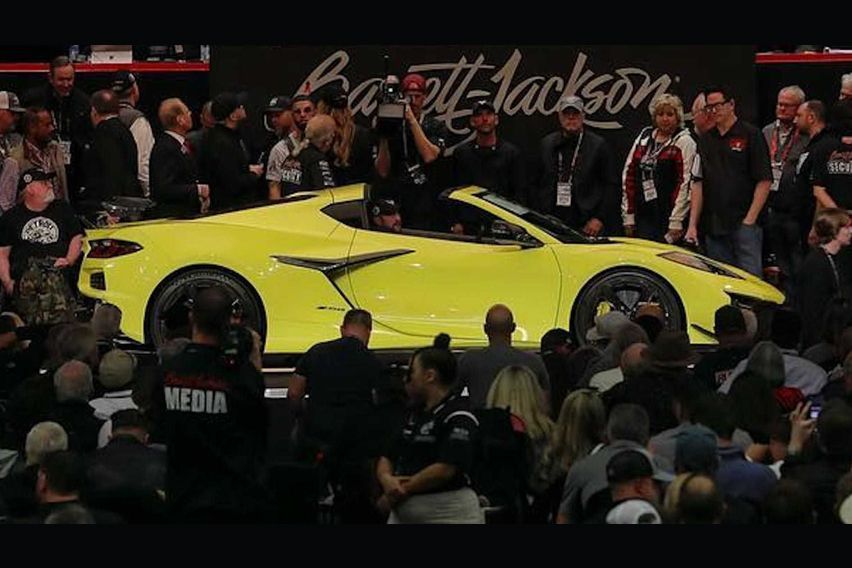 First 2023 Chevy Corvette Z06 as promised auctioned 