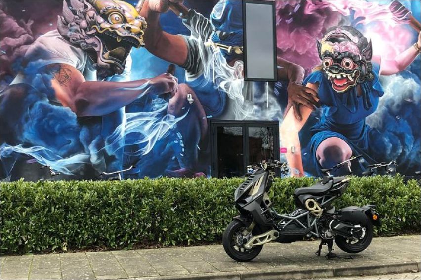 Italjet Dragster 125 detail