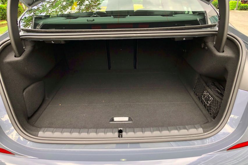 BMW 218i Gran Coupe cargo space