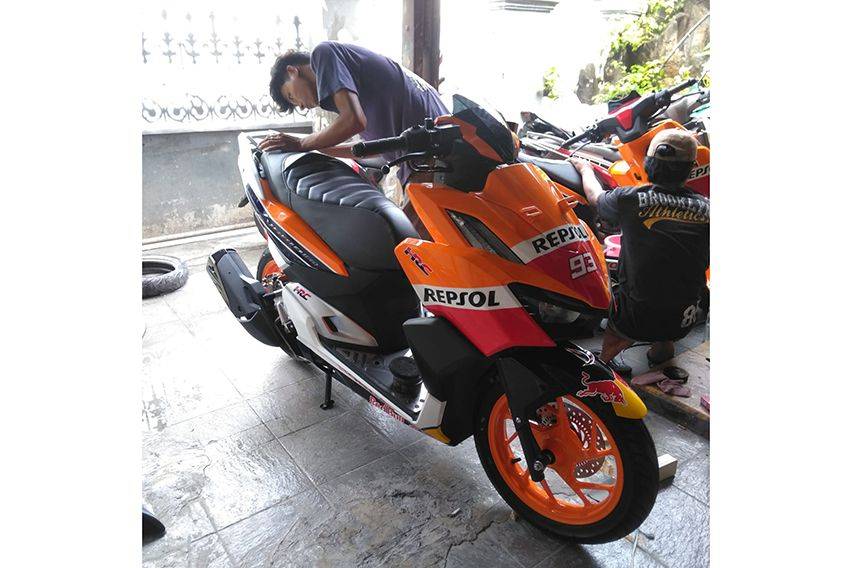 Livery Honda Vario 160 Repsol