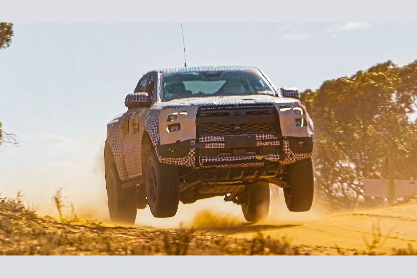 New 2022 Ford Ranger Raptor teaser