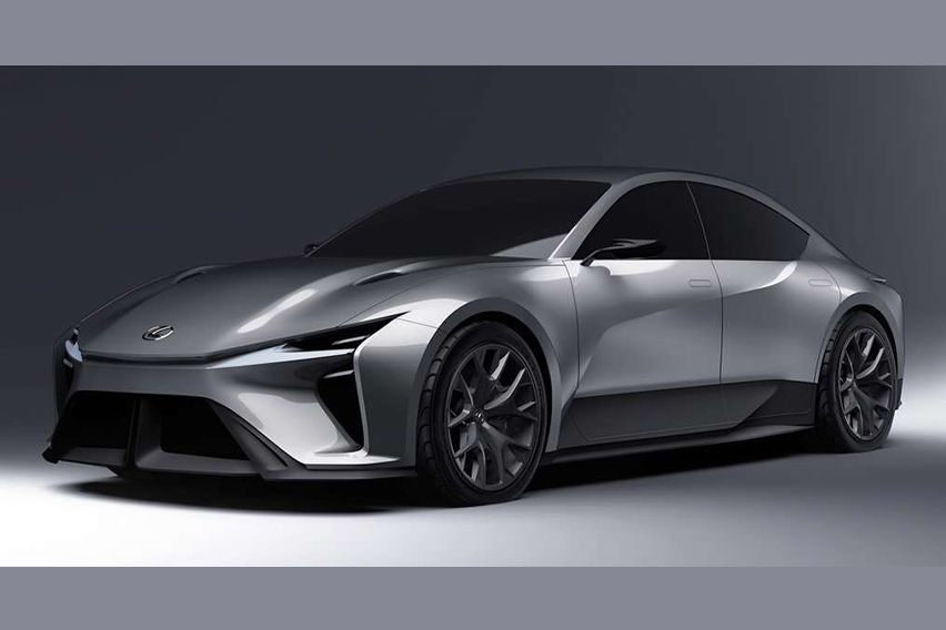 Lexus revealed more images of the upcoming electrified sedan concept