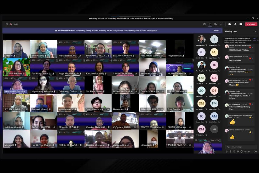 Mercedes-Benz Malaysia and Petrosains program 