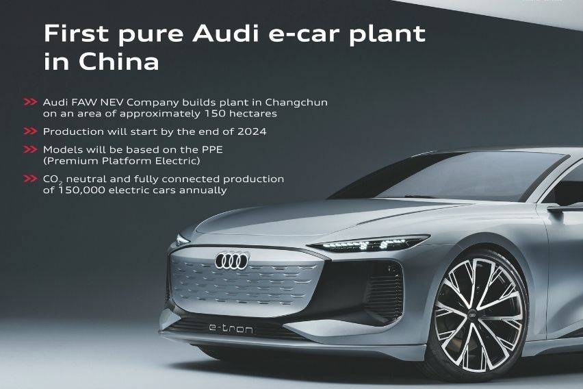 Audi to begin construction of EV plant in China